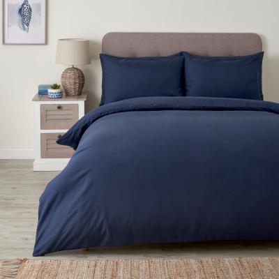 Dunelm Super Soft Duvet Cover and Pillowcase Set Navy