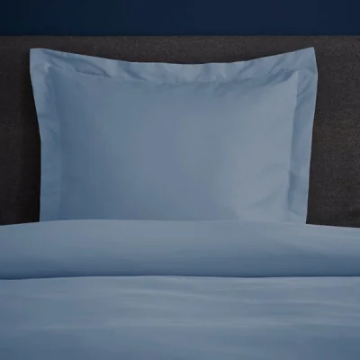 Dunelm Fogarty Soft Touch Continental Pillowcase Ashley Blue