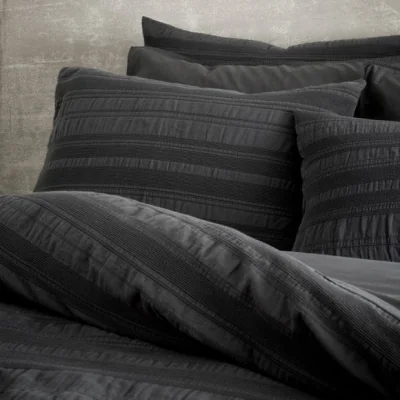 Dunelm Tenby Stripe 100% Cotton Standard Pillowcase Pair
