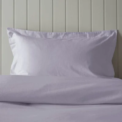 Dunelm Soft & Cosy Luxury Oxford Pillowcase Lilac