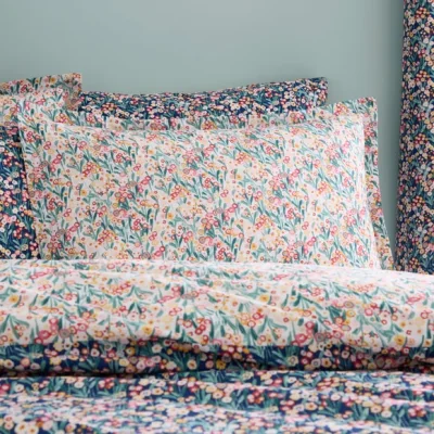 Dunelm Harriet Meadow Polycotton Oxford Pillowcase