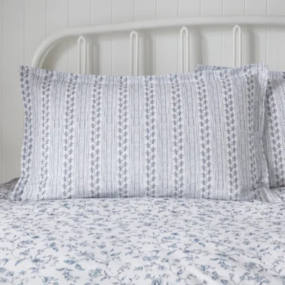Dunelm Floral Toile Polycotton Oxford Pillowcase