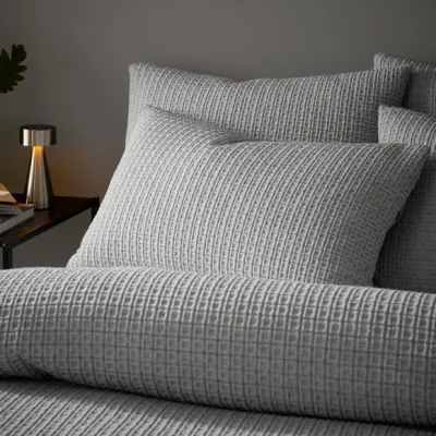 Dunelm Mason Geo Jacquard Standard Pillowcase Pair