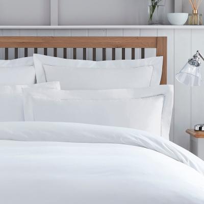 Dunelm Dorma Purity Hayle 300 Thread Count Cotton Sateen Continental Square Pillowcase White