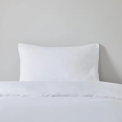 Dunelm Fogarty Cooling Cotton Housewife Pillowcase Pair White