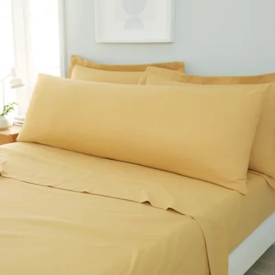 Dunelm Fogarty Soft Touch Large Body Pillowcase Ochre