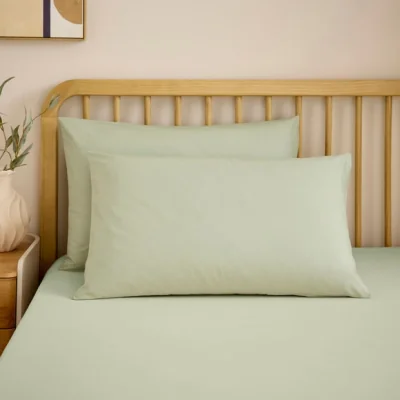 Dunelm Fogarty Anti Allergy 100% Cotton Standard Pillowcase Pair
