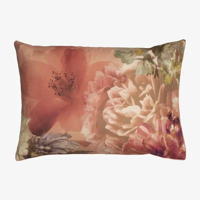 Dunelm Floriane 100% Cotton Pillowcase Pair MultiColoured