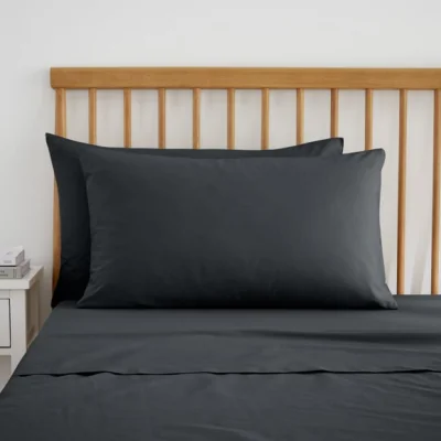 Dunelm Pure Cotton Standard Pillowcase Pair