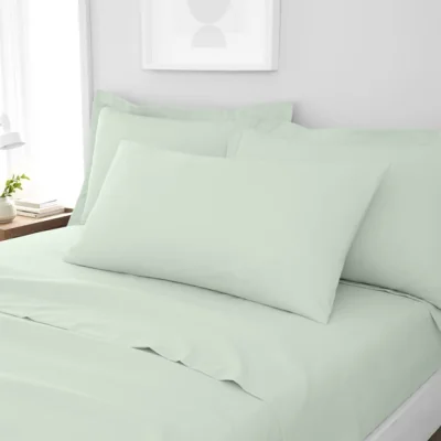 Dunelm Fogarty Soft Touch Kingsize Pillowcase Pair Eucalyptus