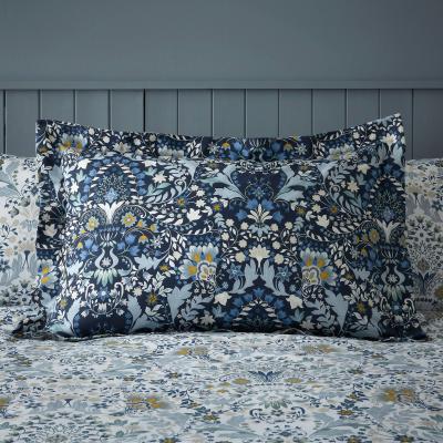 Dunelm Hardwick Blue Oxford Pillowcase Blue