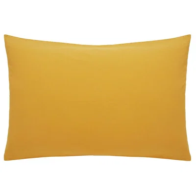 Habitat Habitat Washed Cotton Standard Pillowcase Pair - Mustard