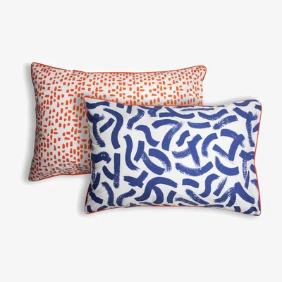 Habitat Habitat Studio Bru Marks Housewife Pillowcase Pair