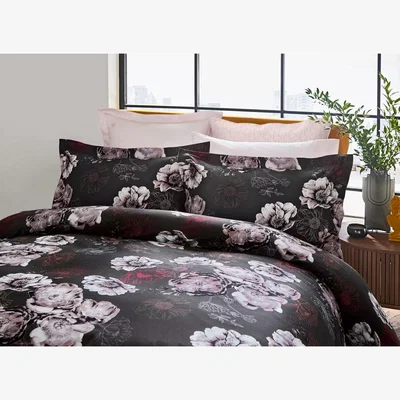 John Lewis Ted Baker Fresh Start Floral Bedding, Charcoal