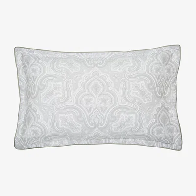 John Lewis Bedeck of Belfast Amalia Cotton Sateen Pillowcases, Set of 2, White/Multi