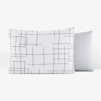 La Redoute Charline Graphic 100% Cotton Pillowcase