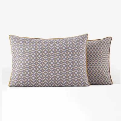 La Redoute Pallazzo Geometric 100% Cotton Pillowcase