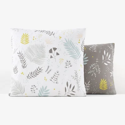 La Redoute Suzanne Floral 100% Cotton Percale 200 Thread Count Pillowcase