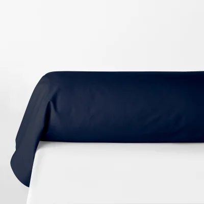 La Redoute Scenario Plain 100% Cotton Bolster Pillowcase