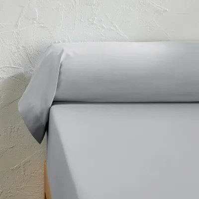 La Redoute Best Quality Plain 100% Cotton Percale 200 Thread Count Bolster Pillowcase