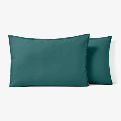 La Redoute Scenario Plain 100% Cotton Percale 200 Thread Count Pillowcase