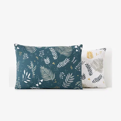 La Redoute SUZANNE Foliage Print Cotton Percale Pillowcase