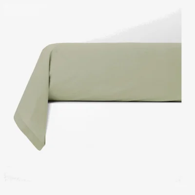 La Redoute Best Quality Plain 100% Cotton Percale 200 Thread Count Bolster Pillowcase
