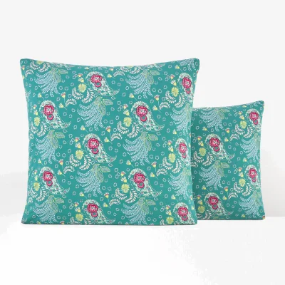 La Redoute Ispahan Palmette 100% Washed Cotton Pillowcase