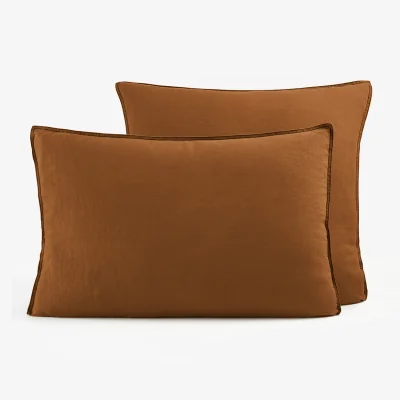 La Redoute Helm 100% Washed Hemp Pillowcase