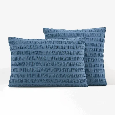 La Redoute Seersucker 100% Cotton 144 Thread Count Pillowcase