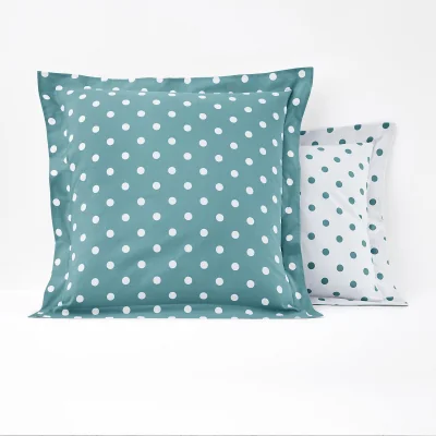 La Redoute Clarisse Polka Dot 100% Cotton Pillowcase