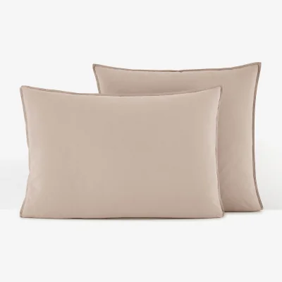 La Redoute Natural Dye 100% Cotton Pillowcase