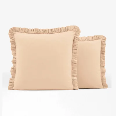 La Redoute Ruffle 100% Washed Cotton Pillowcase