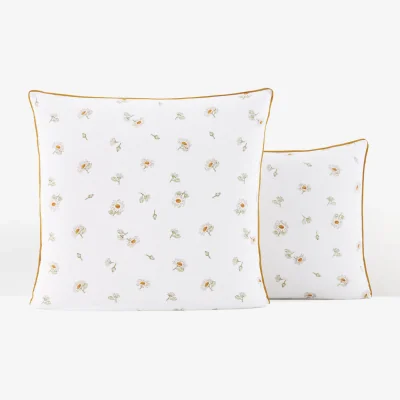 La Redoute Paquita Floral 100% Washed Cotton Pillowcase