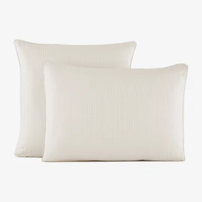 La Redoute Opale Striped Cotton Satin 350 Thread Count Pillowcase