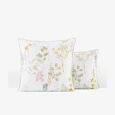 La Redoute Herbarium Cotton Percale Pillowcase