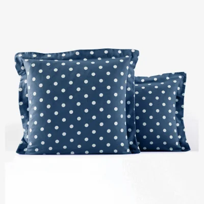 La Redoute Clarisse Polka Dot 100% Cotton Flannel Pillowcase