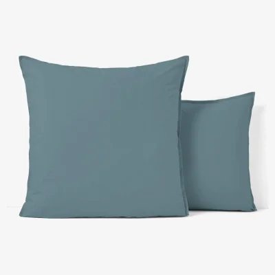 La Redoute Scenario Plain 100% Cotton Percale 200 Thread Count Pillowcase