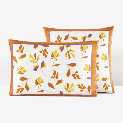 La Redoute Biela Floral Silk/Cotton Satin Pillowcase