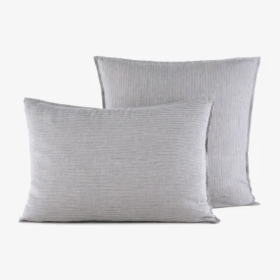 La Redoute Anuman 100% Striped Linen Pillowcase