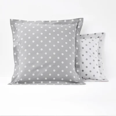 La Redoute Clarisse Polka Dot 100% Cotton Pillowcase