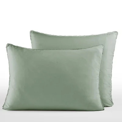 La Redoute Augusta 100% Organic Cotton Percale 180 Thread Count Pillowcase