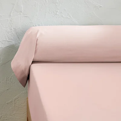 La Redoute Best Quality Plain 100% Cotton Percale 200 Thread Count Bolster Pillowcase
