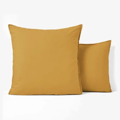 La Redoute Pillowcase in Plain Organic Cotton Percale