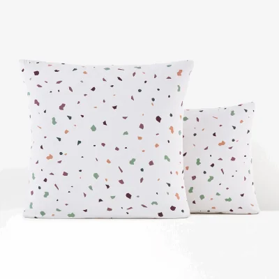 La Redoute Granito Graphic Terrazzo Cotton Pillowcase