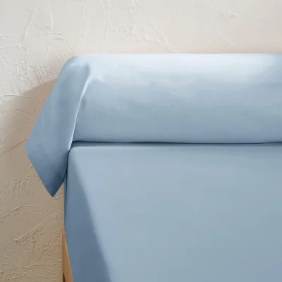 La Redoute Scenario Plain 100% Cotton Bolster Pillowcase