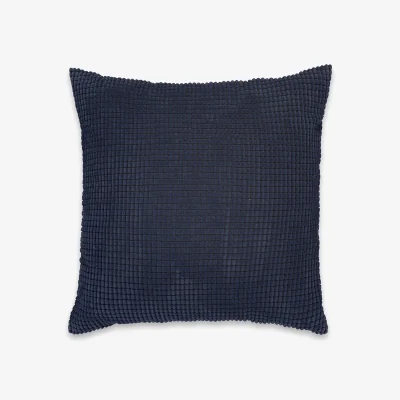 La Redoute Fluffy Square Textured Velvet Pillowcase