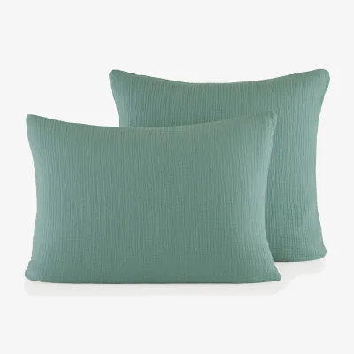La Redoute Yafa 100% Organic Cotton Muslin 200 Thread Count Pillowcase