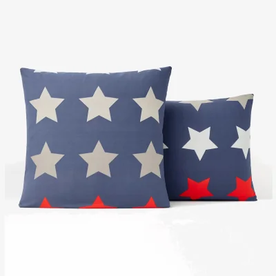 La Redoute Stars Star 100% Cotton Pillowcase