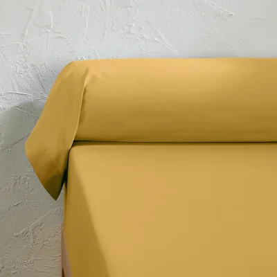 La Redoute Best Quality Plain 100% Cotton Percale 200 Thread Count Bolster Pillowcase
